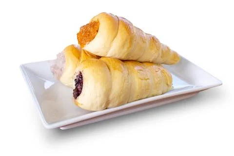 Spiral cone bread Stock Photos