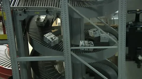 SPIRAL CONVEYOR 2 Stock Footage 11159112
