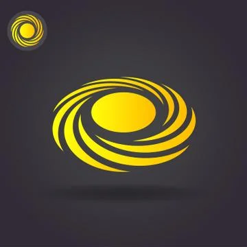 Spiral cyclone concept logo Stock-Illustration