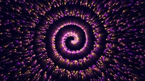 A spiral on a dark background. Vídeo Stock 309027164