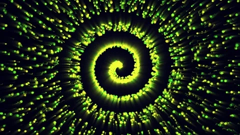 A spiral on a dark background. Vídeos de archivo 309027211