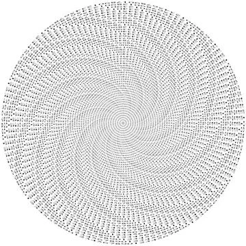 Spiral database hurricane isolated on white background, computer data backup. Stock Illustration