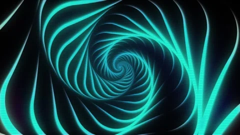 Spiral design on black background. Vídeos de archivo 270900146