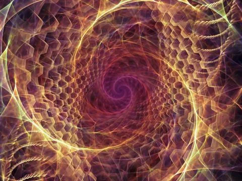 Spiral Disturbance Illustrazione stock