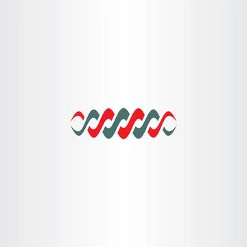 Spiral dnk symbol vector icon Stock-Illustration