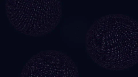 Spiral of dots intricate pattern creates a striking circle Stock-Footage 297599525