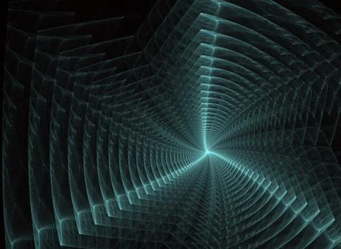 Spiral effect abstract fractal pattern background. 스톡 일러스트
