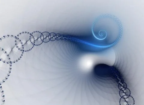 Spiral effect abstract fractal pattern background. Stockillustratie