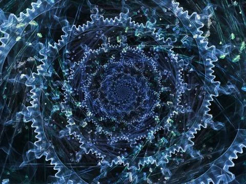 Spiral Evolution Stock Illustration