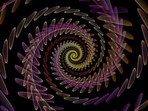 Spiral Evolution Illustrazione stock