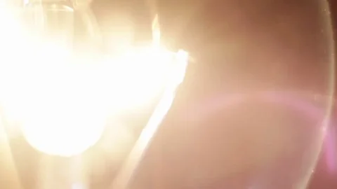 Spiral filament light Stock Footage 71325977