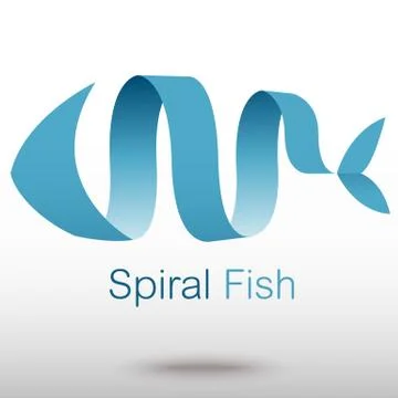 Spiral Fish Stock Illustration