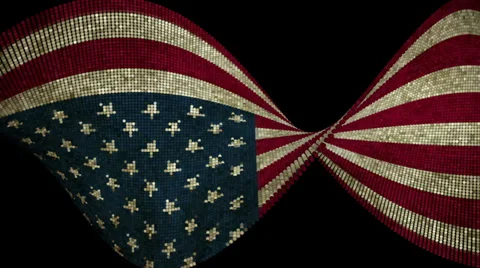 Spiral Flag Stock Footage 37970231