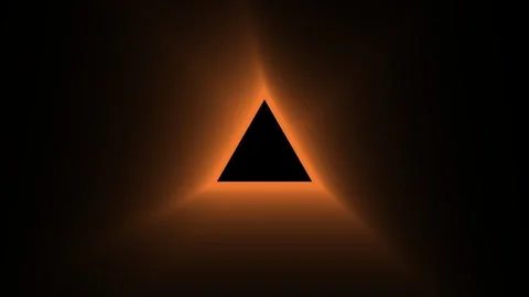 Spiral Futuristic Triangles Pattern On Black Gradient Video Background Stock Footage 338219977