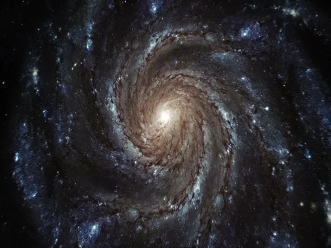 Spiral Galaxy - accurate rotation Stock Footage 69812795