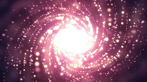 Spiral Galaxy Background Stock Footage 52528470