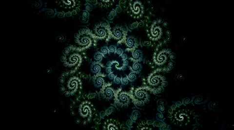 Spiral galaxy with black background Stock Footage 32063152