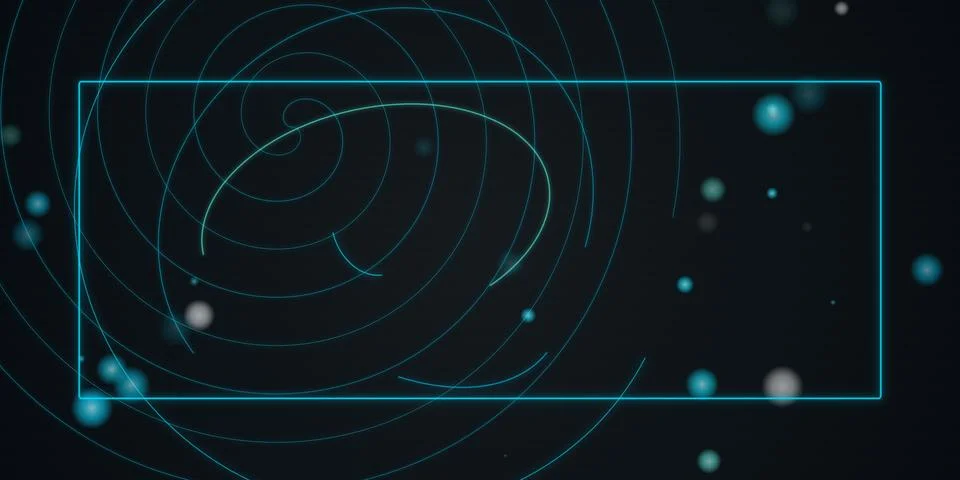Spiral galaxy with cosmic background Stock Illustration