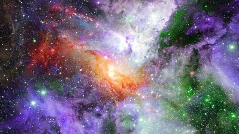 Spiral galaxy creative background. Elements of this image furnished by NASA. 스톡 사진