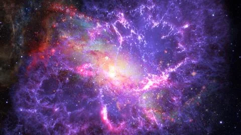 Spiral galaxy creative background. Elements of this image furnished by NASA. 스톡 사진