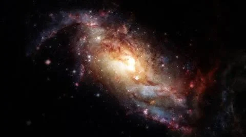 Spiral galaxy creative background. Elements of this image furnished by NAS... 스톡 사진