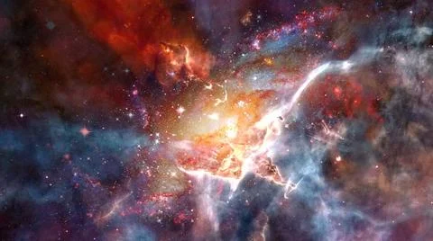 Spiral galaxy creative background. Elements of this image furnished by NAS... Foto stock