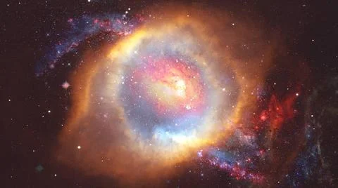 Spiral galaxy creative background. Elements of this image furnished by NAS... 스톡 사진