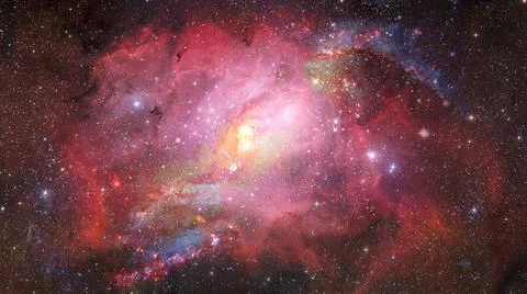 Spiral galaxy creative background. Elements of this image furnished by NAS... Stock Photos