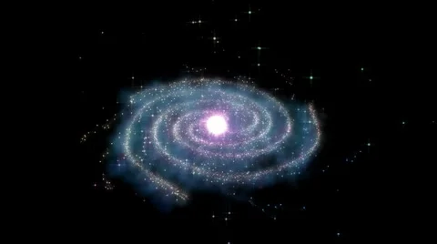 Spiral galaxy Stock Footage 1068919