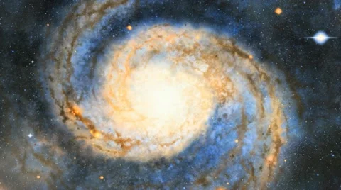 Spiral Galaxy Video stock 11399613
