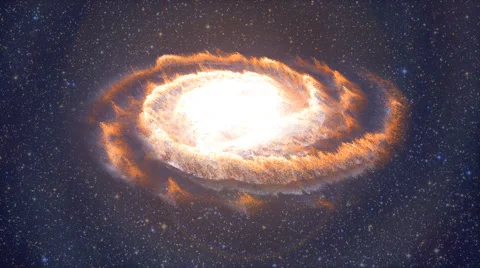 Spiral Galaxy Stock Footage 53572806