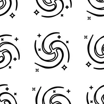 Spiral galaxy icon vector isolated. Stock Illustration