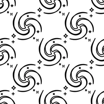Spiral galaxy icon vector isolated. Stock Illustration