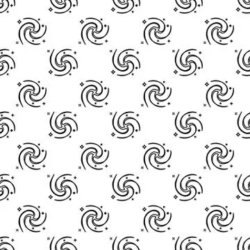 Spiral galaxy icon vector isolated. Stock Illustration