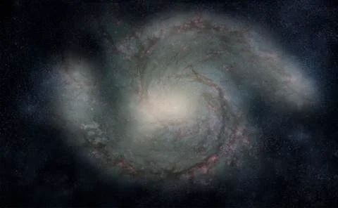 Spiral galaxy Stock Illustration