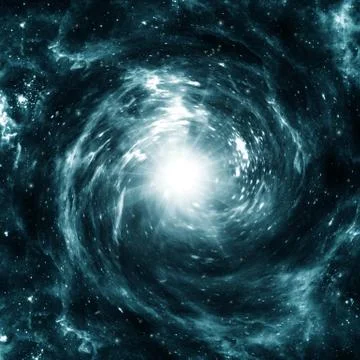 Spiral galaxy Stock Illustration