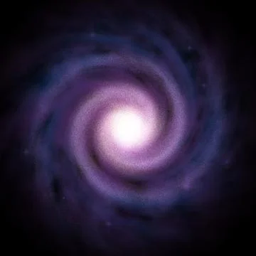Spiral Galaxy  Stock Illustration