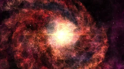 Spiral Galaxy Nebula Background Видео 204144474