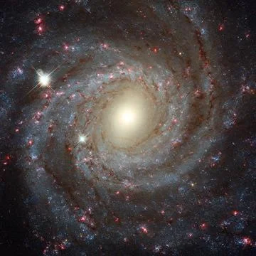 Spiral galaxy NGC 3344 Elements of this image furnished by NASA This image... Fotos Stock