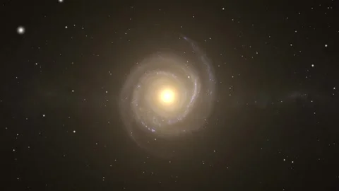 Spiral galaxy in the outer space. Stock Footage 251723176