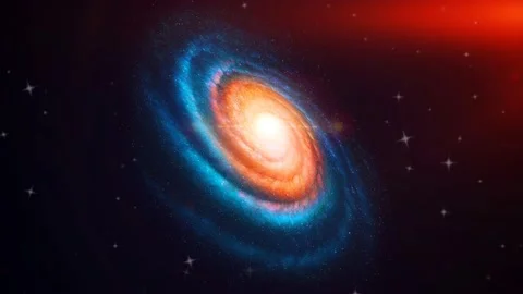 Spiral Galaxy Rotation Loop With Millions Of Stars - 4K 스톡 동영상 146200240