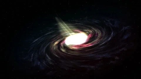 Spiral Galaxy Rotation Loop With Millions Of Stars Stock Footage 166523557