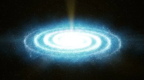 Spiral Galaxy In Space Video stock 63331615