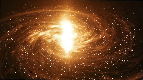 Spiral Galaxy in the Space Stock Footage 100145553