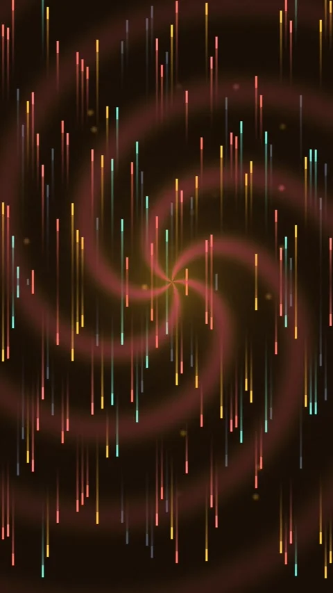 Spiral Galaxy Swirl Loop Fiery Cosmic Vortex Motion Background Stock Footage 342986193