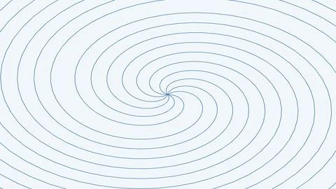 Spiral geometric pattern abstract design minimalist illustration Stock Illustration