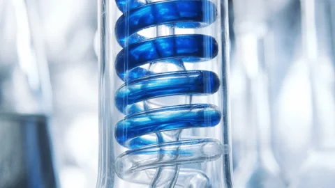 Spiral glass pipe.  Stock Footage 238831500