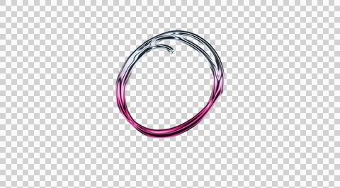 Spiral gradient background with concentric pink and white rings and black center Stock Illustration