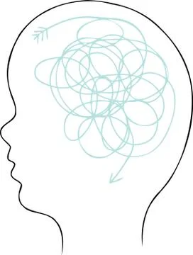 Spiral head Stock Illustration