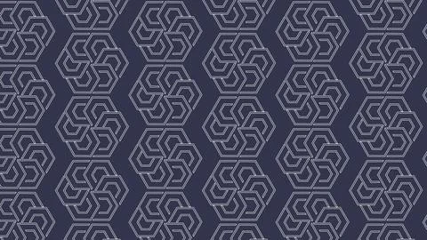 Spiral Hex Linework Background Stock Illustration